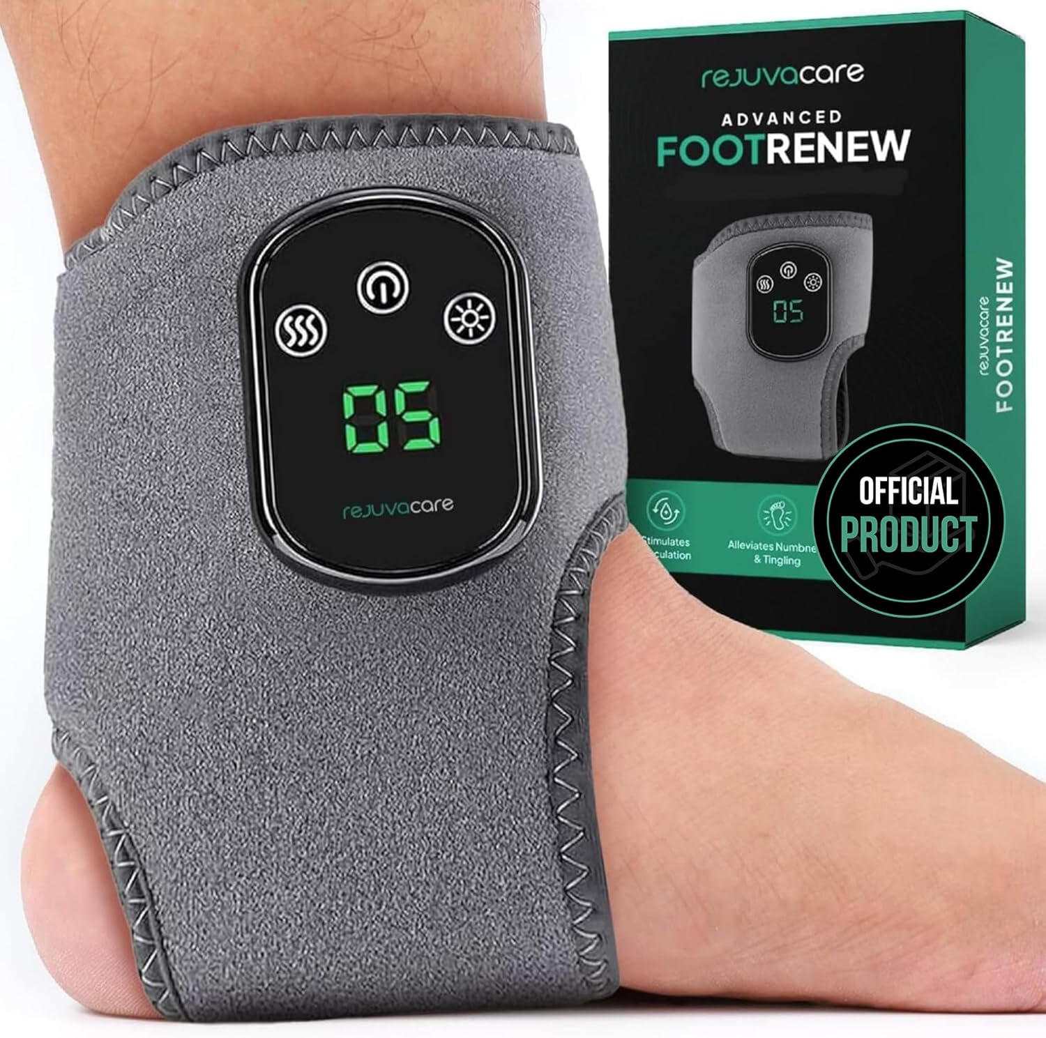 Rejuvacare Foot Renew Triple Method Massager for Home Use - The Official 2026 - Relaxation Support for Foot and Ankles - 1 Piece 81f iuecfsl. ac sl1500