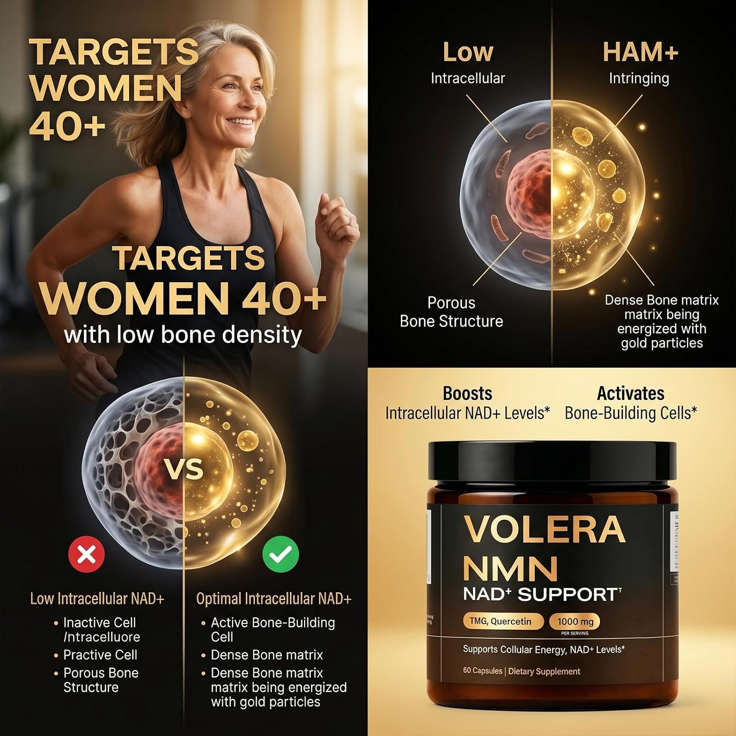 NMN Bone Complex Supplement – 60 Capsules - Image 3