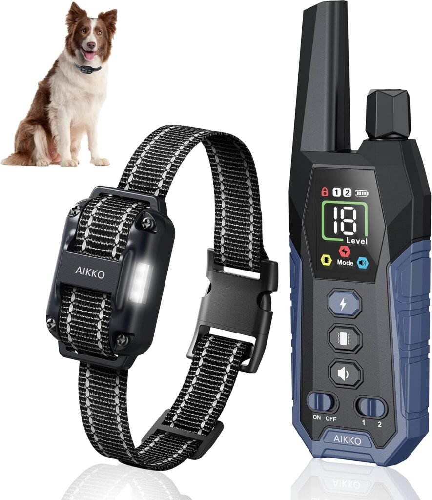 Aikko Dog Training Collar - Navy Blue