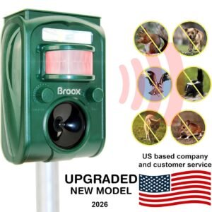 Broox 2026 Solar Animal Repellent