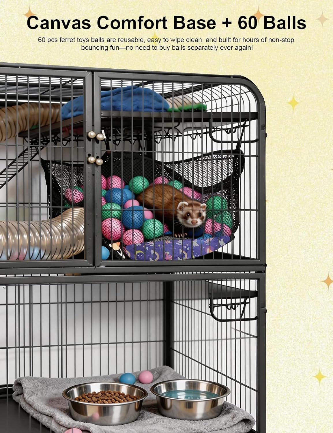 Ferret Ball Pit & Hammock Set - Image 6