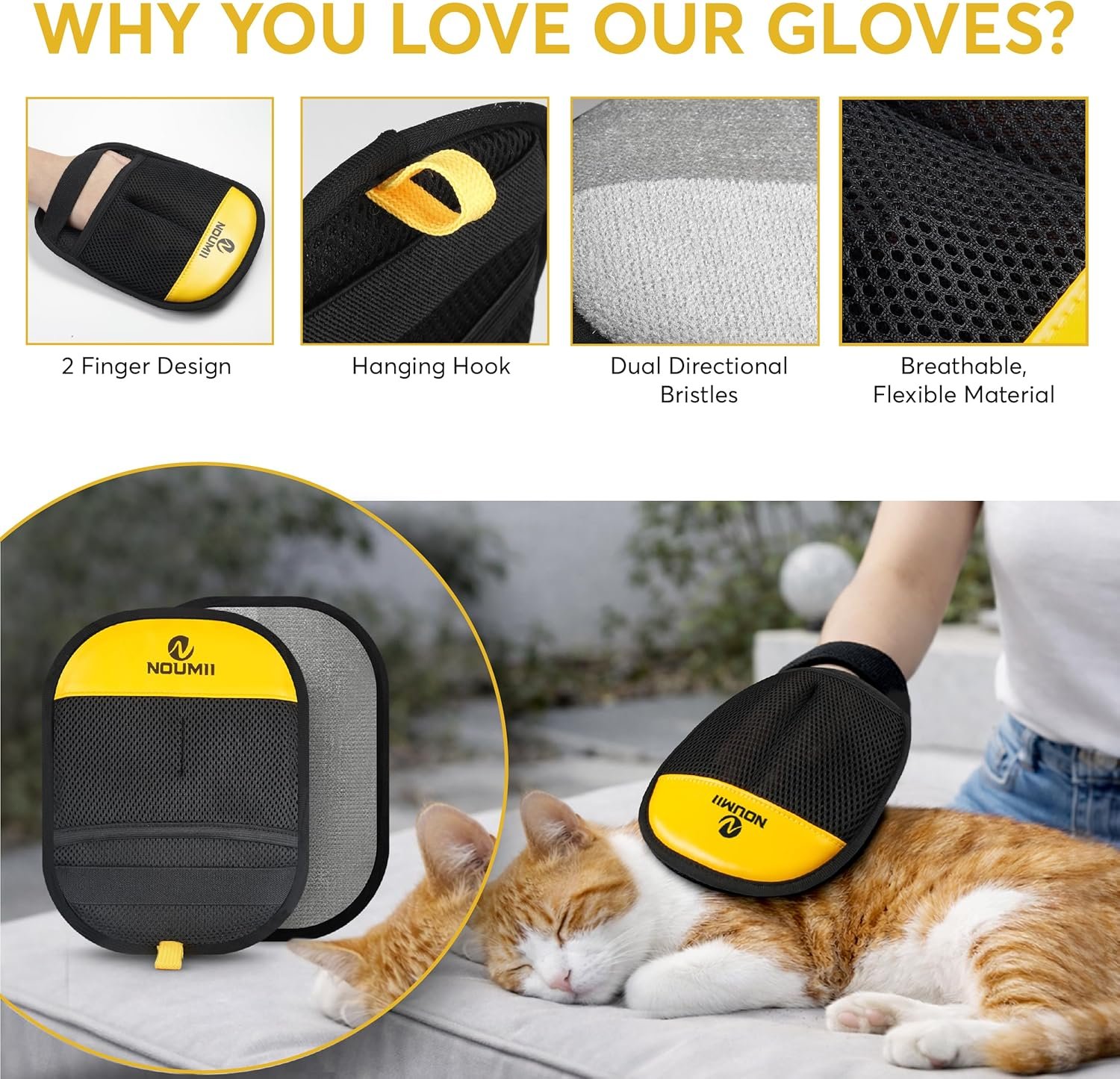 1 Pack Pet Hair Removal Glove - Image 6