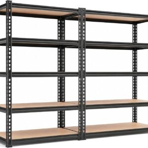 Sturdy & Spacious 2-Pack Garage Shelving