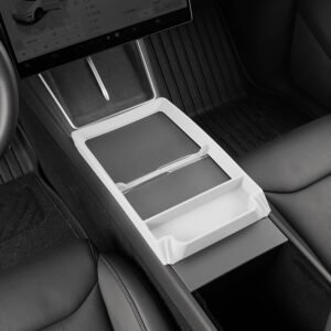 Center Console Silicone Organizer Tray for Tesla